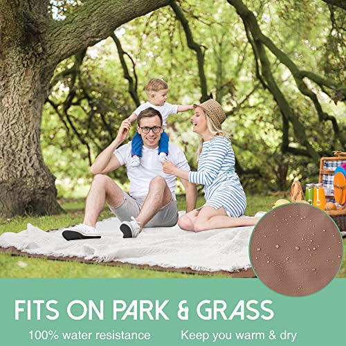 Portable Waterproof Double Layer Picnic Blanket for Camping