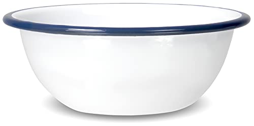 Red Co. Enamelware Metal Cereal Bowl Set