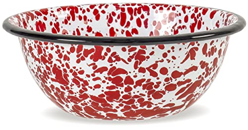 Red Co. 4-Piece Enamelware Cereal Bowl Set