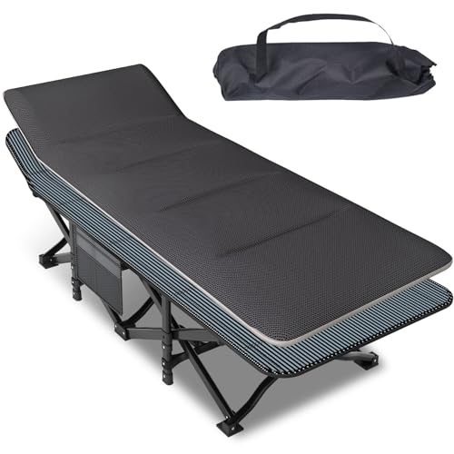 Mopaicot Camping Cot for Adults with Comfortable Cushion