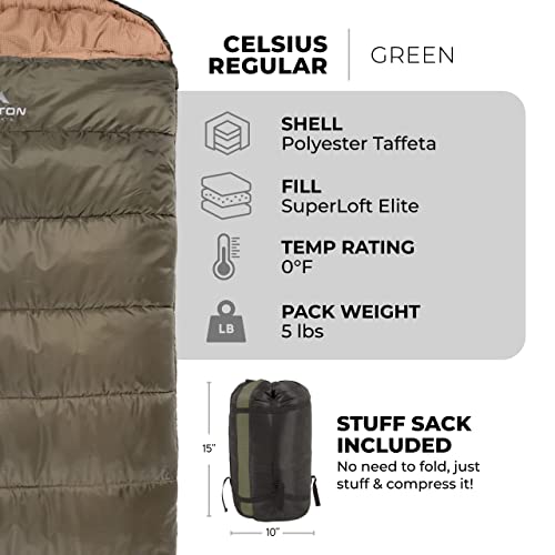 TETON Celsius 0 Degree Sleeping Bag - All Weather