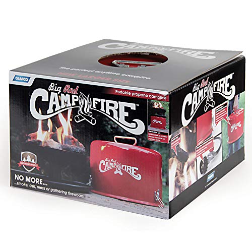 Camco 13.25" Big Red Campfire Portable Propane Fire Pit