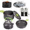 16-Piece Camping Cookware Set for Backpacking and Hiking