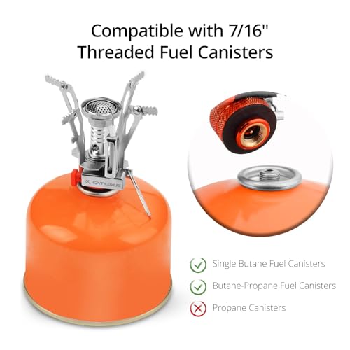 Extremus Ultralight Portable Camping Stove for Backpacking, Hiking