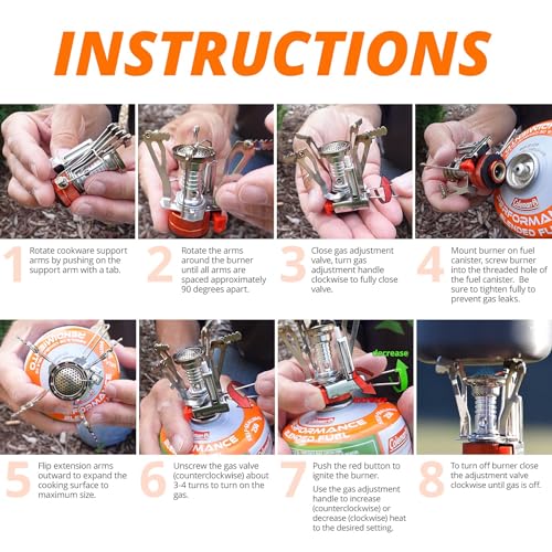 Extremus Ultralight Portable Camping Stove for Backpacking, Hiking