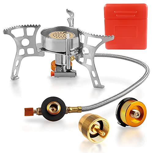RIDEIWAKE Portable Camping Stove - Piezo Ignition - 3900W