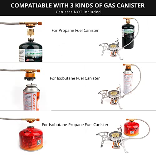 RIDEIWAKE Portable Camping Stove - Piezo Ignition - 3900W