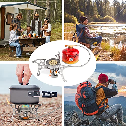 RIDEIWAKE Portable Camping Stove - Piezo Ignition - 3900W