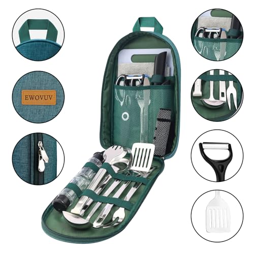 Portable Camping Cooking Utensils Set for Outdoor Cooking