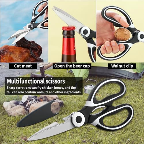 Evanda 10-Piece Stainless Steel Camping Cooking Utensil Set