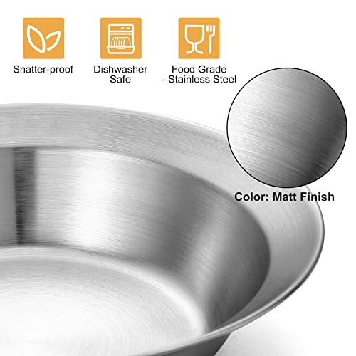 Odoland Stainless Steel Camping Cookware Set for Outdoor Meals