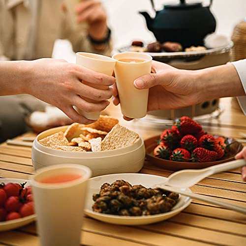 17PCS Portable Camping Picnic Dishes Set - BPA Free