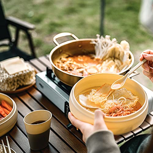 17PCS Portable Camping Picnic Dishes Set - BPA Free