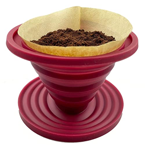 Attsky Collapsible Pour Over Coffee Dripper for Camping