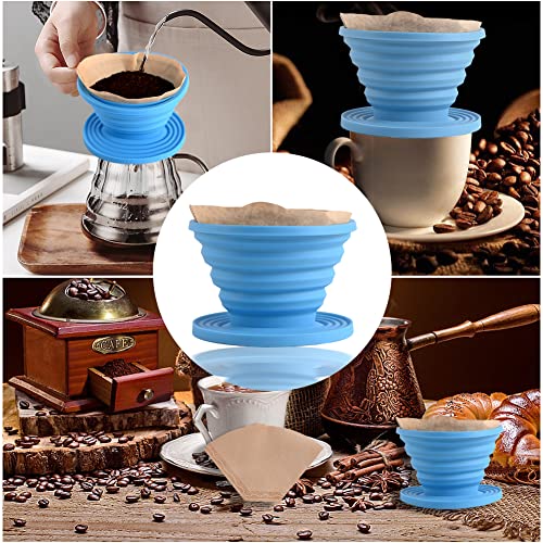 Abnaok Silicone Pour Over Coffee Dripper Set