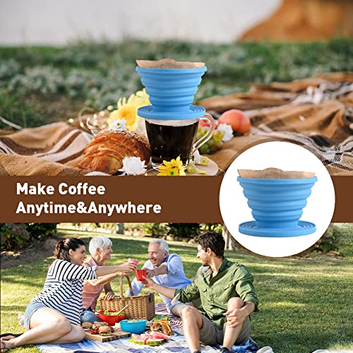 Abnaok Silicone Pour Over Coffee Dripper Set