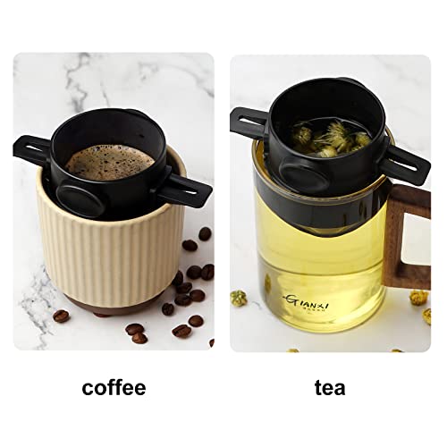 Stainless Steel Portable Camping Pour Over Coffee Filter