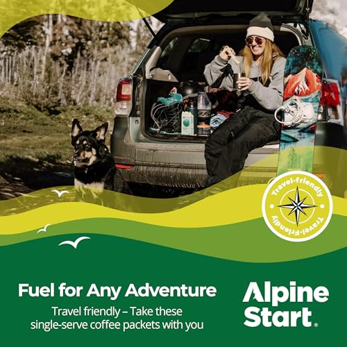 Alpine Start Premium Instant Medium Roast Coffee 8-Pack