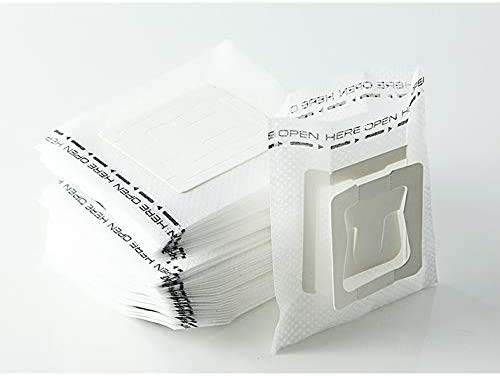 50Pcs Portable Coffee Filter Paper Bags for Travel & Camping