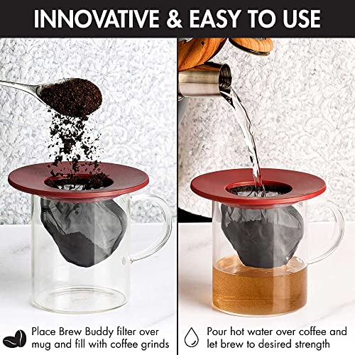 Primula Brew Buddy Portable Pour Over, Reusable Filter