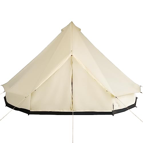 Outsunny 10-Person Glamping Yurt Bell Tent, Waterproof 16