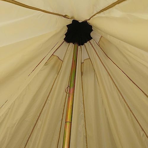 Outsunny 10-Person Glamping Yurt Bell Tent, Waterproof 16