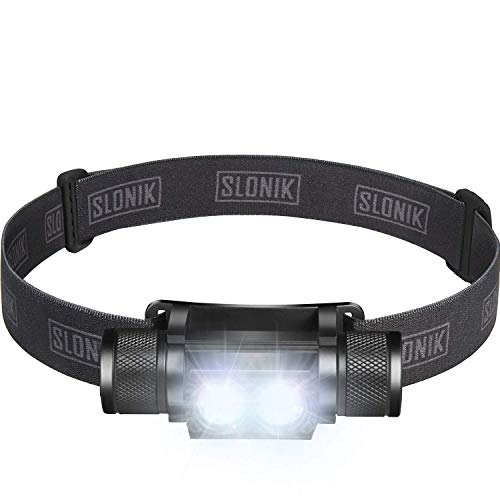SLONIK Rechargeable Headlamp - 1000 Lumen LED Waterproof