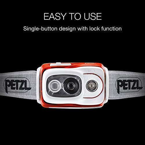 PETZL Swift RL Headlamp - 900 Lumens, Auto Brightness