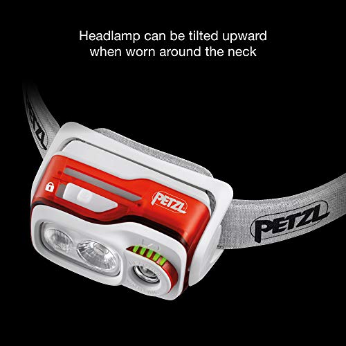 PETZL Swift RL Headlamp - 900 Lumens, Auto Brightness