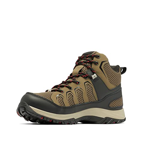 Columbia Men's Granite Trail Mid Waterproof Shoes, Mud/Black