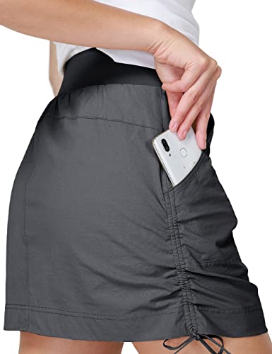 CAMEL CROWN Women's Casual Skort Golf Skirt Purple