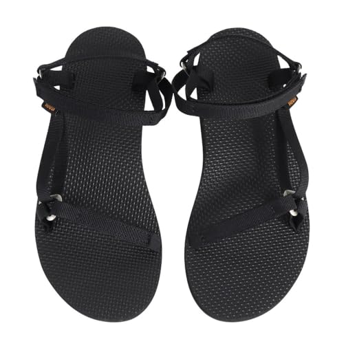 Teva Women's Slim Black Sandal, Size 8