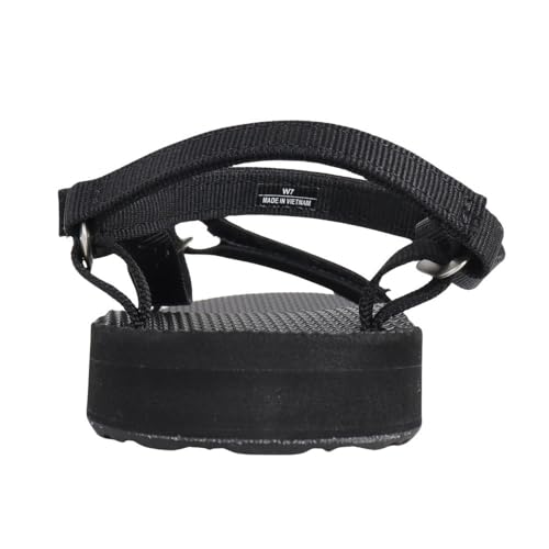 Teva Women's Slim Black Sandal, Size 8