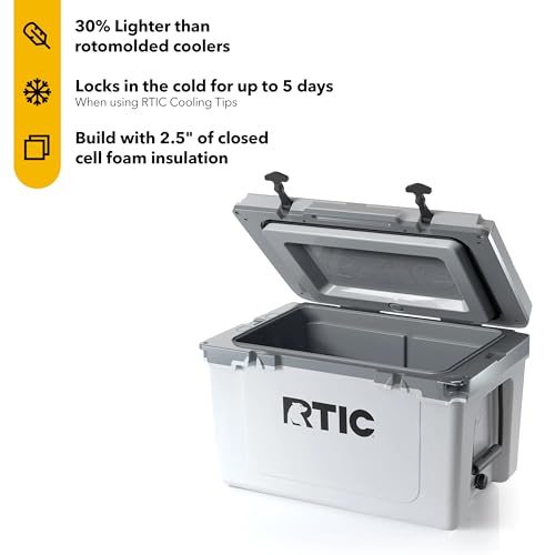 RTIC Ultra-Light 32 Quart Hard Cooler for Camping