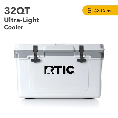 RTIC Ultra-Light 32 Quart Hard Cooler for Camping