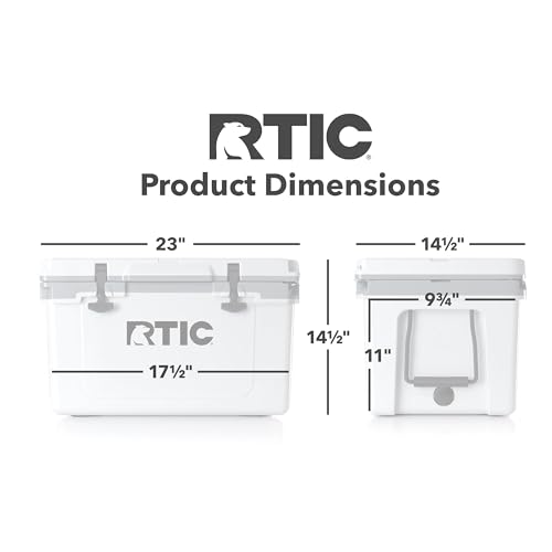 RTIC Ultra-Light 32 Quart Hard Cooler for Camping