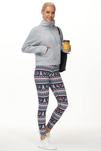 Women's Half Zip Fleece Pullover Crop Sweatshirt