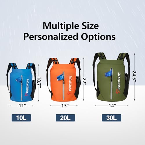Lightweight Waterproof Dry Bag with Waist Pouch