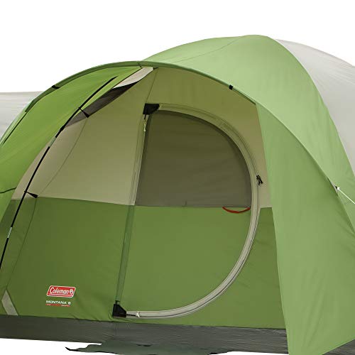 Coleman 8-Person Montana Tent | Easy Setup, Green
