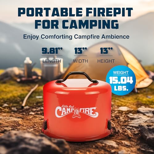 Camco 58031 Little Red Campfire Portable Propane Fire Pit