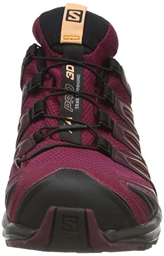 Salomon Women's Trail Running Sneakers - Burgundy 8.5