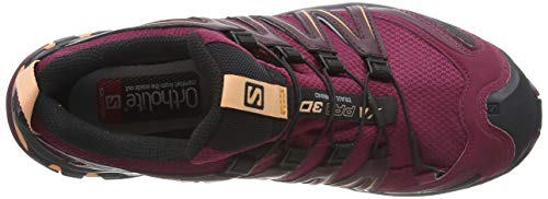 Salomon Women's Trail Running Sneakers - Burgundy 8.5