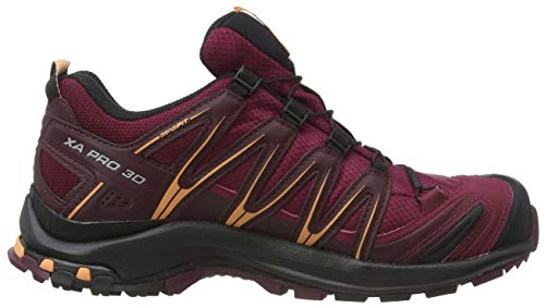 Salomon Women's Trail Running Sneakers - Burgundy 8.5