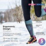 Thermal Ski Socks for Men and Women - 2 Pairs