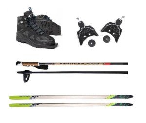 Whitewoods 75mm Cross Country Ski Package for Adults