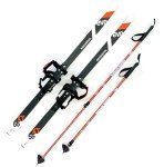 Nordic Rocks Cross Country Skis with Adjustable Poles