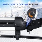 Richeer Adjustable Ski & Snowboard Racks - 6 Pairs