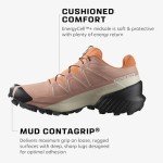 Salomon Women's SPEEDCROSS Trail Running Shoes - Brown/Black