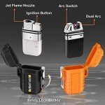 Waterproof Dual Arc Lighter - USB Rechargeable