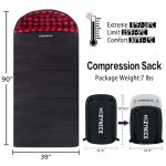 HiZYNICE Cold Weather Adult Sleeping Bag XXL
